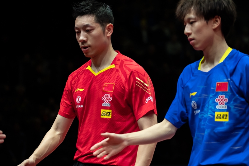 Gegen Xu Xin war allerdings kein Kraut gewachsen, sodass das Spiel schon nach vier Sätzen wieder beendet war. (©Gohlke)