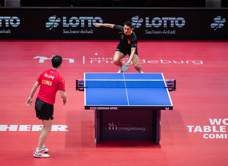 ...und Xu Xin im Finale der Herren. (©Gohlke)