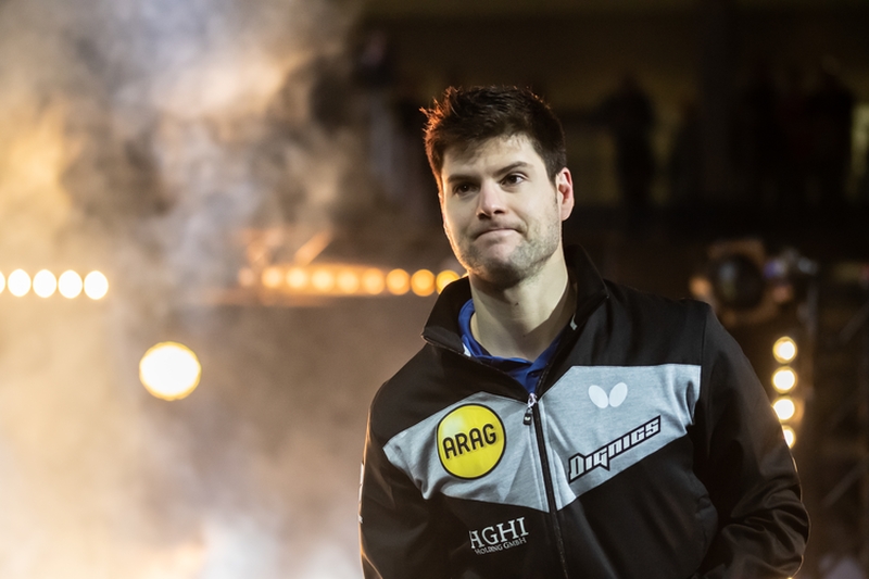 Danach war die Bühne für Dimitrij Ovtcharov angerichtet. (©Gohlke)