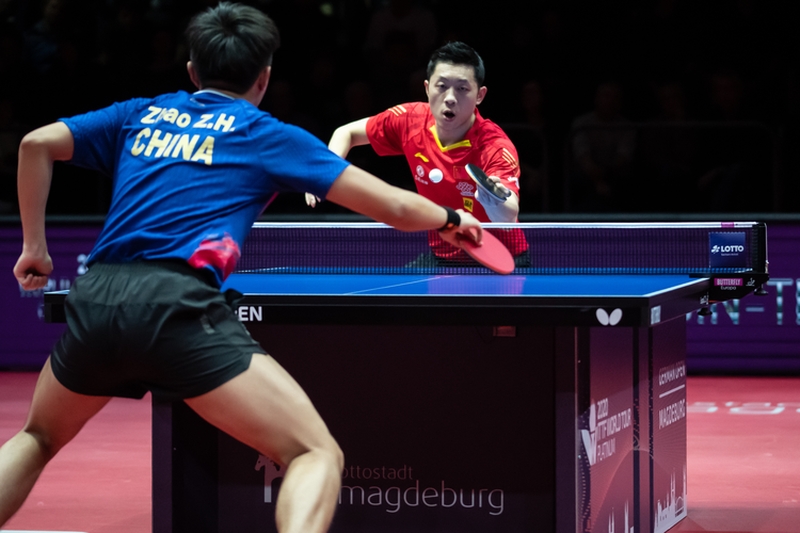 Der Duda-Bezwinger unterlag allerdings seinem Landsmann Xu Xin. (©Gohlke)
