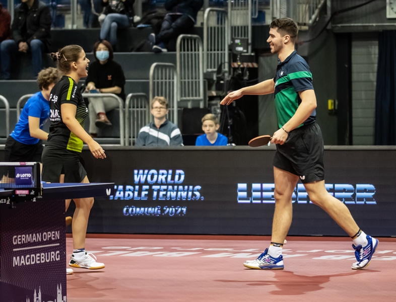 ...und durften sich über den Einzug ins Halbfinale und die damit verbundene Medaille freuen. (©Gohlke)