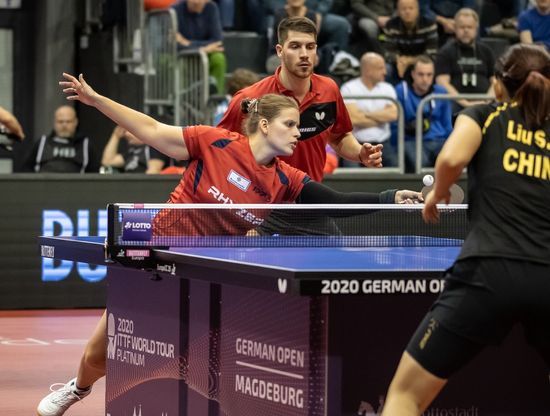 Solja und Franziska bekamen es mit Liu Shiwen und Xu Xin zu tun... (©Gohlke)