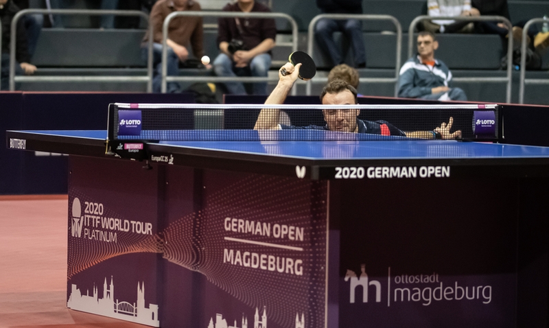 ...tauchte gegen den Südkoreaner Cho Seungmin ab, unterlag letztlich mit 1:4. (©Gohlke)