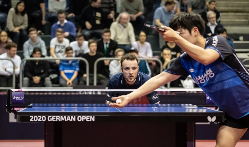 Und was passierte bei den Herren noch so im Achtelfinale? Simon Gauzy... (©Gohlke)