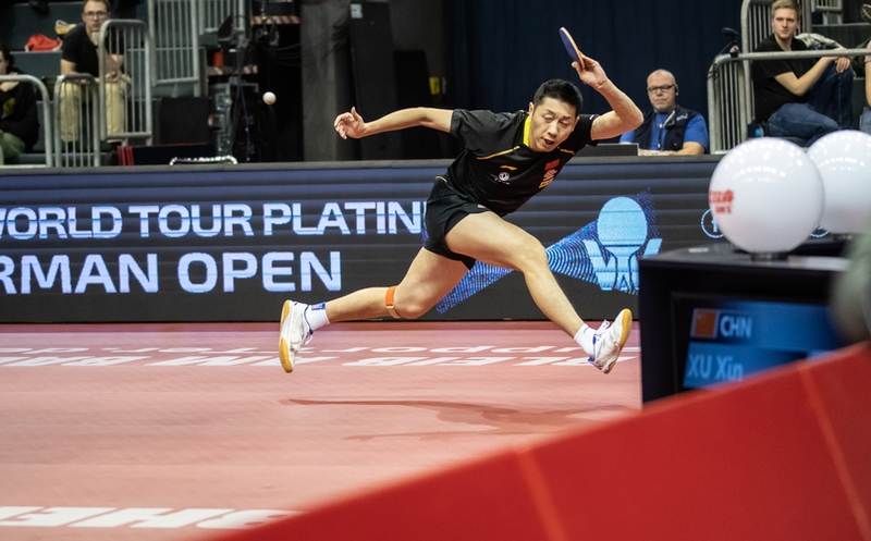 Xu Xin wies Franziska-Bezwinger Mizuki Oikawa in die Schranken. (©Gohlke)