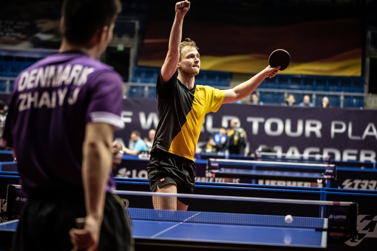 Und so schaffte es auch der Bergneustädter, gegen Zhai Yujia zu gewinnen und damit in die Hauptrunde einzuziehen. (©Gohlke)