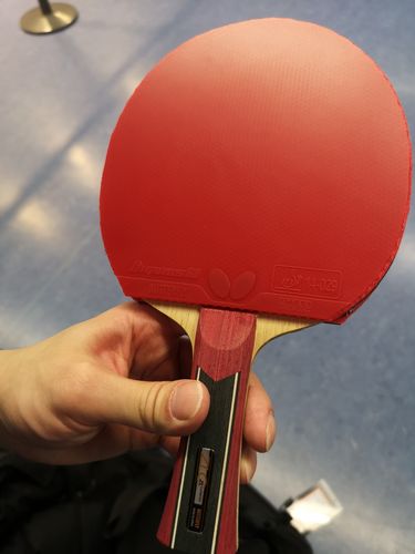 Der Weltranglistensechzehnte und ehemals beste Japaner spielt den Dignics 80 jedenfalls auf der Vorhand- und Rückhandseite. (©Gohlke)
