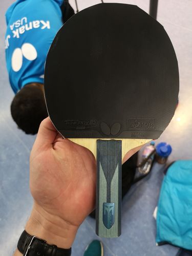 Grenzaus junger US-Amerikaner Kanak Jha spielt auf der Vorhandseite einen Tenergy 05 Hard. (©Gohlke)