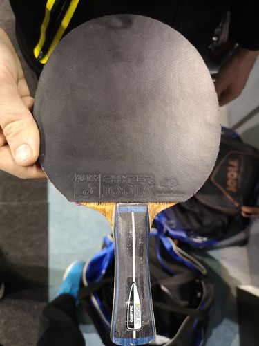Florent Lambiet aus Belgien bestritt die German Open mit einem JOOLA Rhyzer 48 auf beiden Seiten. (©Gohlke)