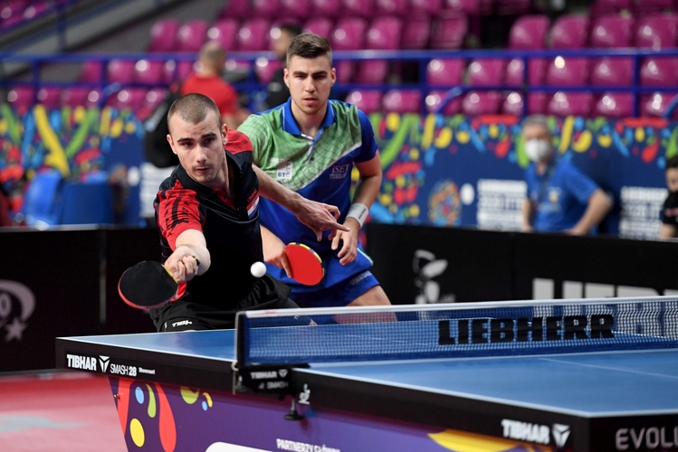 Ein schlagkräftiges Duo bilden in Warschau Darko Jorgic und Tomislav Pucar. In der Qualifikation wurde es zwar gegen die Balten Aleksandr Reinholds und Vallot Vainula äußerst eng. Die Favoriten holten sich dann aber doch noch im fünften Satz das Ticket für die Hauptrunde. (©ETTU)