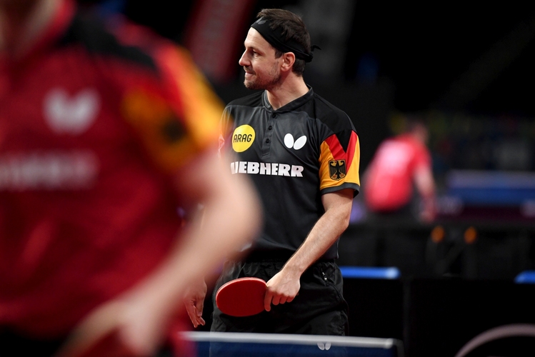 Timo Boll geriet dagegen bereits im Achtelfinale ein wenig ins Straucheln. (©ETTU)