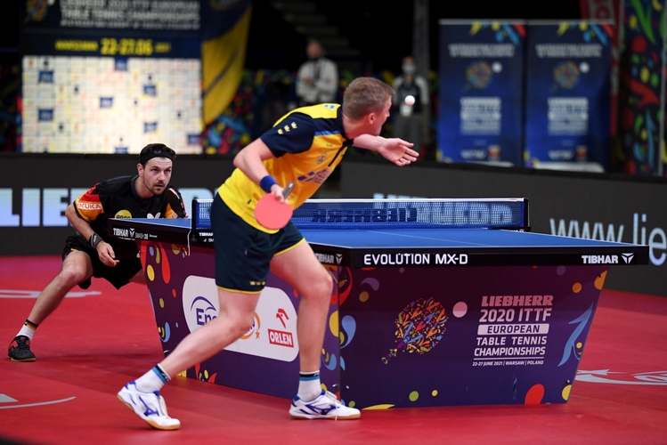 Timo Boll musste im Halbfinale am topgesetzten Schweden Mattias Falck vorbei. (©ETTU)