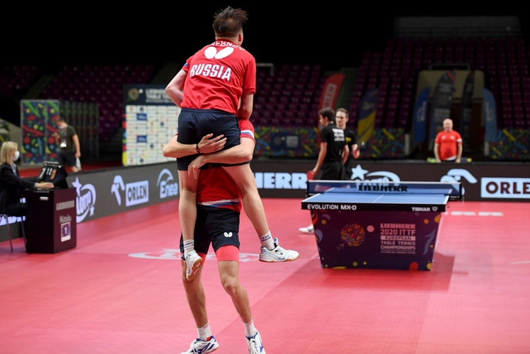 Die beiden Russen schlugen Jakub Dyjas/Cédric Nuytinck und feierten damit den EM-Titel. (©ETTU)