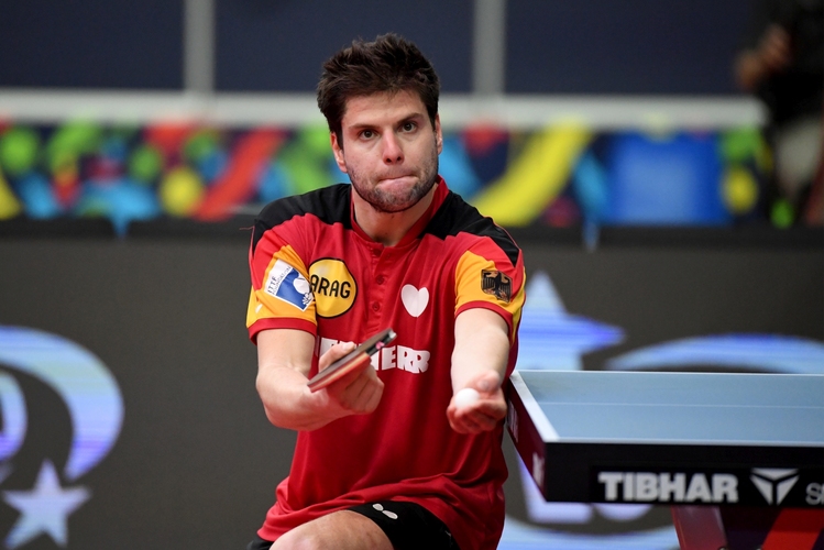 Dimitrij Ovtcharov musste auf seinem Weg ins Finale an Marcos Freitas vorbei. (©ETTU)