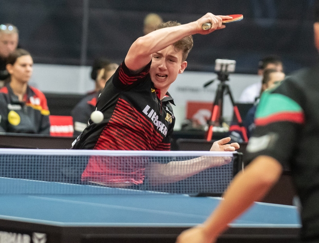 Julian Rzihauschek ist bis heute der jüngste Champions-League-Spieler der Herren, in Polen war er der Mixed-Partner von Josephina Neumann. Beide holten Bronze! (©Gohlke)