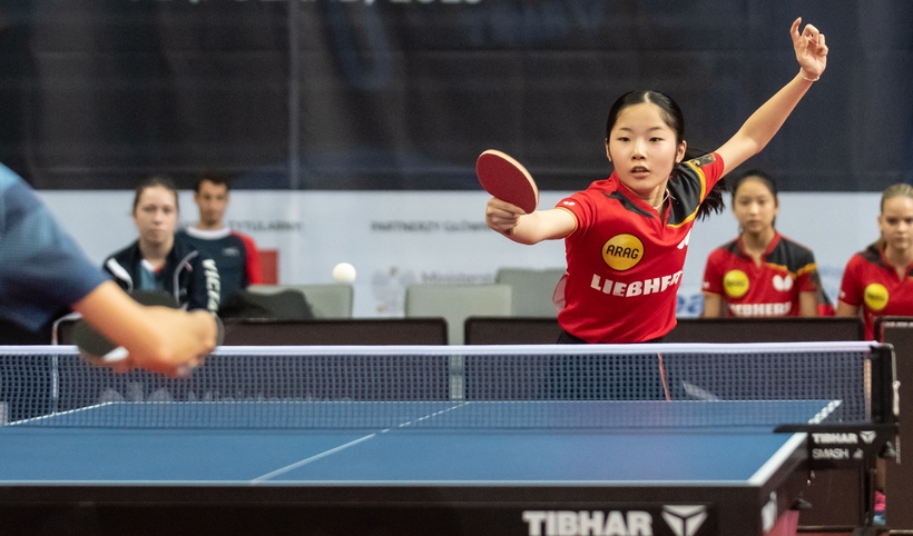 Neben Neumann die begnadedste deutsche Nachwuchsspielerin: Koharu Itagaki. Das Duo triumphierte im U15-Mädchen-Doppel. Itagaki ist die letzte Spielerin unserer Galerie. (©Gohlke)