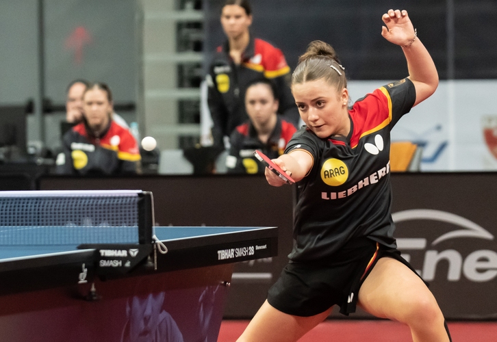 Mia Griesel brachte im U19-Doppel eine von sechs Medaillen für den DTTB mit nach Hause...(©Gohlke)