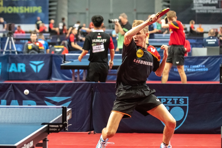 Tom Schweiger blieb in der dritten Runde bei den U19-Jungen ohne Chance. (©Gohlke)