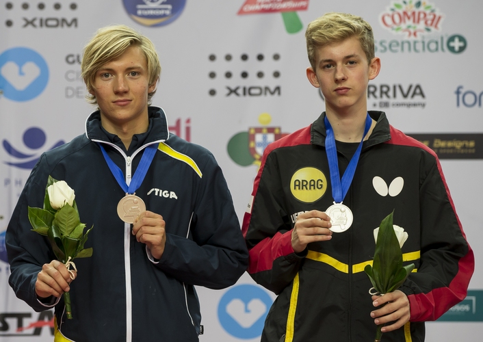 Hier holte er sich an der Seite seines schwedischen Partners Simon Soderlund die Silbermedaille (©Steinbrenner) 