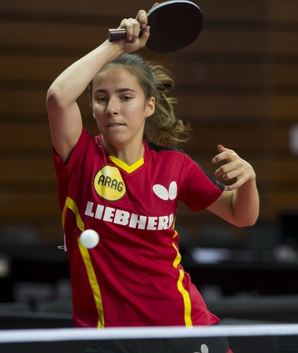 Bei den Mädchen musste Laura Tiefenbrunner direkt in der ersten Runde eine ärgerliche 3:4-Niederlage hinnehmen (©Steinbrenner)