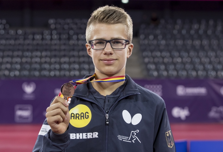 Hollo verlor in der Vorschlussrunde zwar später gegen Myshaal Sabhi aus Frankreich, durfte sich aber mit der Bronzemedaille 'trösten'. (©Steinbrenner) 