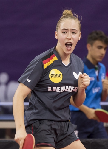 Bis in Runde drei schaffte es bei den Schülerinnen Naomi Pranjkovic. (©Steinbrenner) 