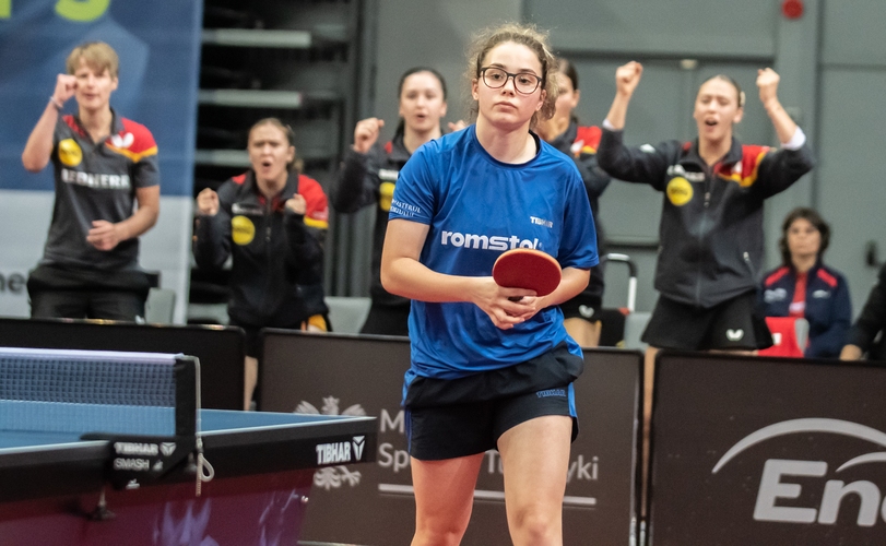 Im Finale der Mädchen 19 standen sich Rumänien und Deutschland gegenüber. (©Gohlke)