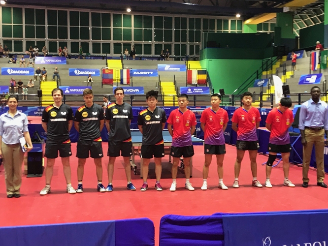 Doch zurück zum Sportlichen: Der Klassiker zwischen Deutschland und China steht an. (©Wehking)