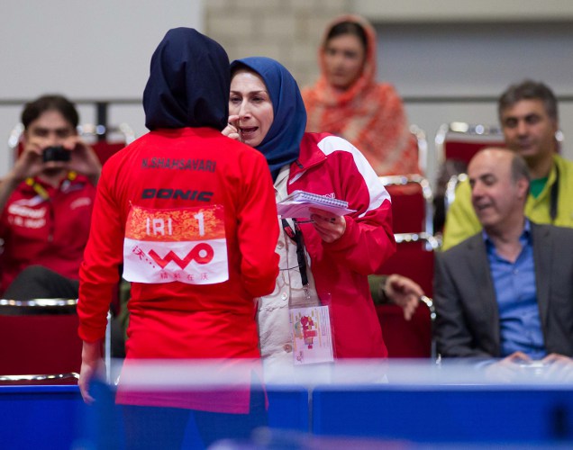 Auch der Iran ist bei der Team-WM 2012 in Dortmund dabei. (@ Roscher)
