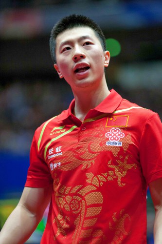 Ma Long musste sich mit Dima messen. (@ Roscher)