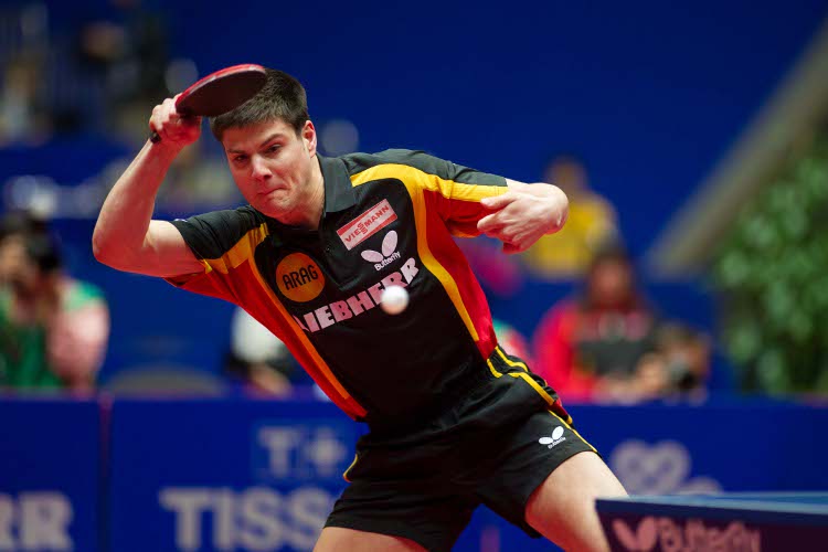 Dima hatte gegen Ma Long nicht viele Chancen. (@ Roscher)