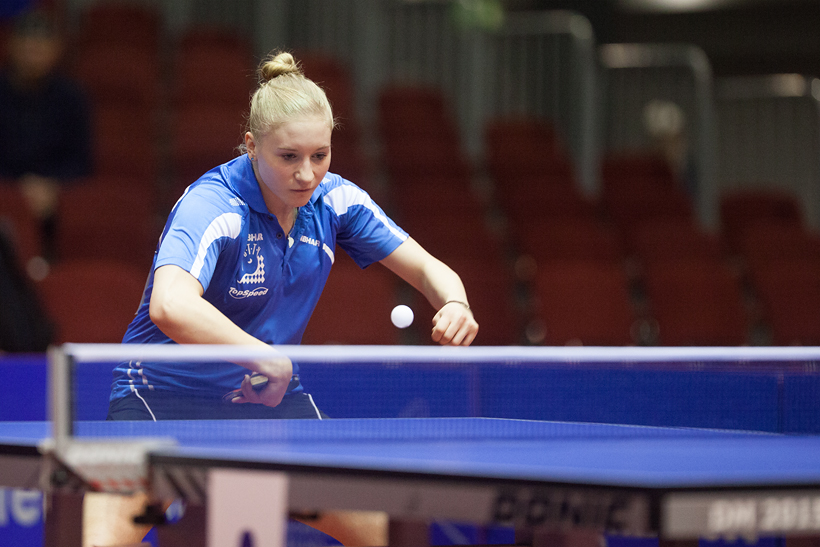 Gegen die Berlinerin konnte auch Chantal Mantz nichts ausrichten. Im Viertelfinale war Endstation (©Fabig)