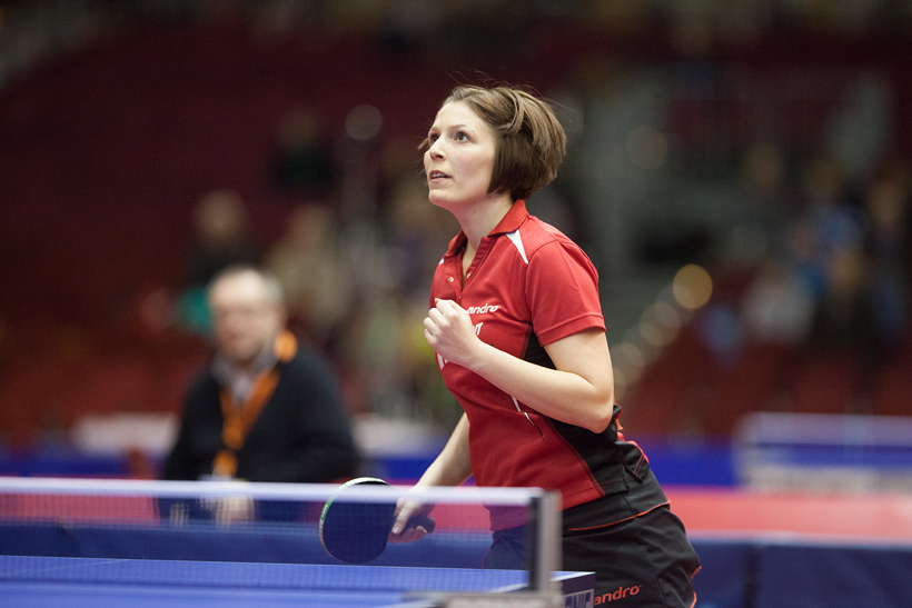 Nadine Bollmeier kämpfte sich bis in die Runde der besten Acht vor. (©Fabig)