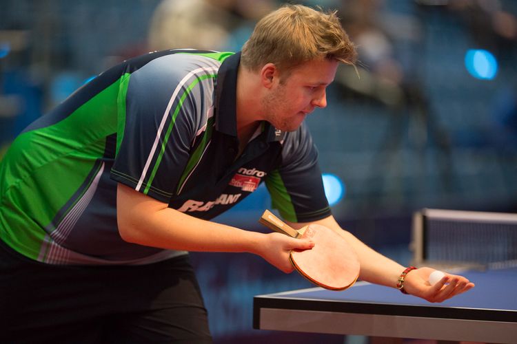 Sebastian Stürzebecher erwischte anders als im letzten Jahr keinen guten Tag bei der Qualifikation, er muss sich nach drei Niederlagen aus dem Turnier verabschieden. (©Fabig)