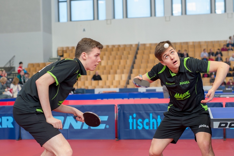 Die Jungen-Europameister von 2016, Nils Hohmeier und Tobias Hippler, machten ihre Sache dagegen gut, sie ließen in den ersten beiden Runden nichts anbrennen. (©Thomas)