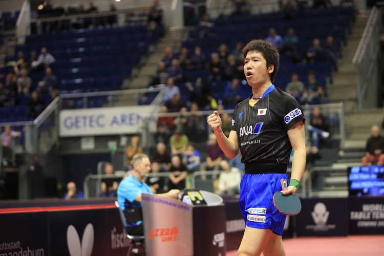 An seiner Seite steht der erfahrene Jun Mizutani, der bereits bei drei Olympischen Spielen dabei war und 2016 sowohl Bronze im Einzel als auch Silber im Team holte (©ITTF)