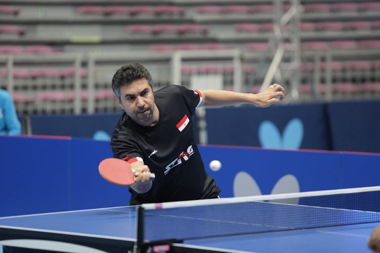 Der 41-jährige Ahmed Saleh hat schon zweimal olympische Luft geschnuppert. Tokio wird nach Peking und London das dritte Mal sein (©ITTF)