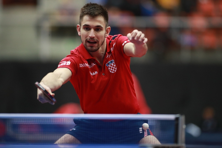 Frane Kojic, früher in Passau und Bergneustadt aktiv, komplettiert das Trio (©ITTF)