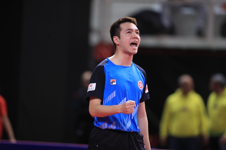 ... und Ho Kwan Kit. Er wird aktuell auf Platz 101 der Weltrangliste geführt (©ITTF)