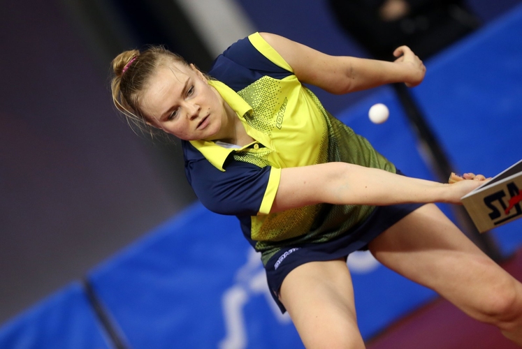 Die Defensivspezialistin Ganna Gaponova werden wir ebenfalls in Japans Hauptstadt sehen. Die 35-Jährige darf zum ersten Mal ihre ukrainische Heimat bei Olympischen Spielen vertreten. (©ITTF)