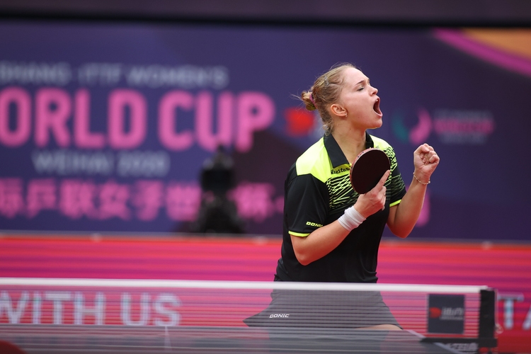 Ladies first! Und die Erste, die sich aufgrund ihrer guten Weltranglistenposition für Tokio 2021 qualifiziert hat, ist die Ukrainerin und Nummer 33 der Welt, Margaryta Pesotska (©ITTF)