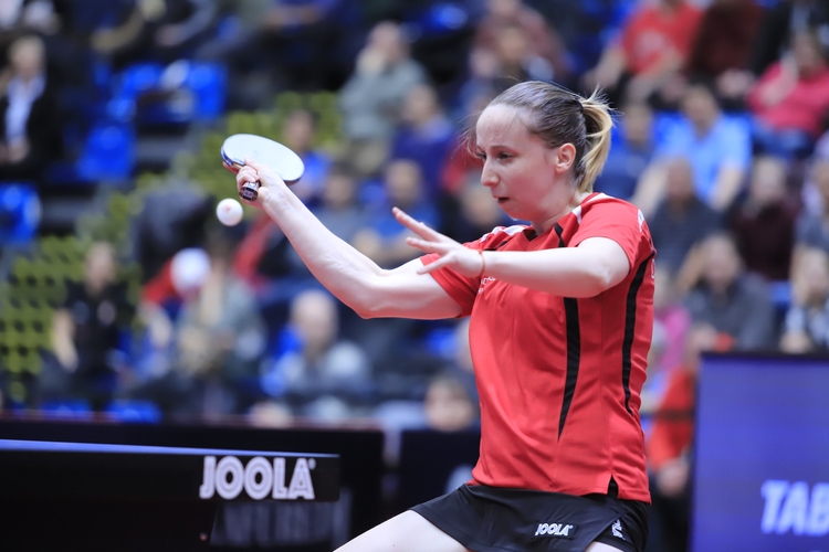 Die Nummer zwei im ungarischen Team ist Dora Madarasz (©ITTF)
