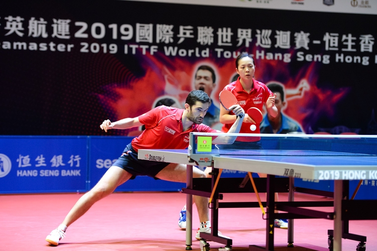 Frankreich schickt Emmanuel Lebesson und Yuan Jia Nan ins Rennen. Die beiden sind zwar nur das zweibeste französische Duo in der Weltrangliste hinter Tristan Flore und Laura Gasnier. Letztere konnten jedoch keinen Platz im Einzel- oder Teamwettbewerb ergattern (©ITTF)