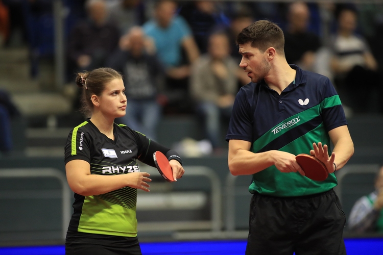 Das deutsche Eisen im Feuer: Petrissa Solja und Patrick Franziska. Ihre Qualifikation machten sie schon 2019 bei den European Games fix. Nach WM-Bronze in Budapest darf sich das Duo auch Hoffnungen auf eine olympische Medaille machen (©ITTF)