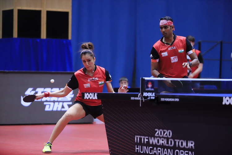 Manika Batra und Kamal Achanta konnten sich ihr Ticket nach Japan im asiatischen Qualifikationsturnier erspielen. Im Finale bezwangen sie die Koreaner Lee Sangsu und Jeon Jihee, die sie in Japan aber trotzdem wiedersehen werden (©ITTF)