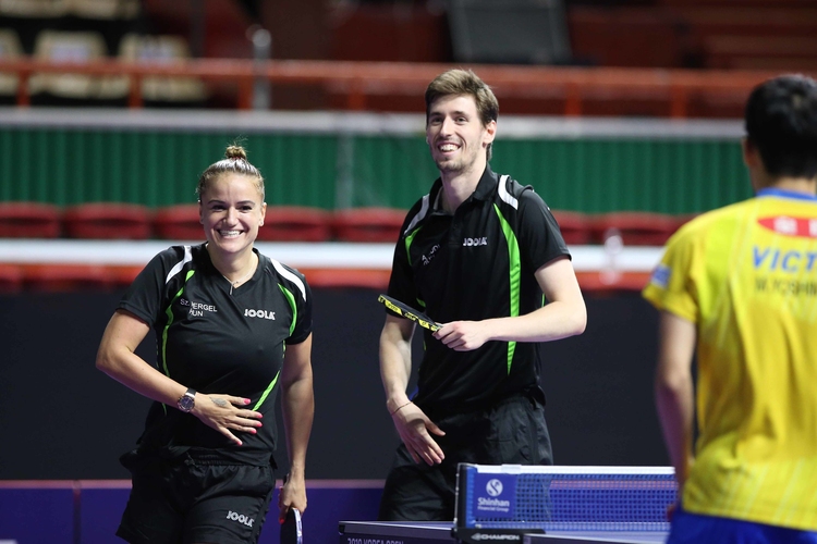 Die Ungarn Adam Szudi und Szandra Pergel erhielten Anfang Juni den letzten Startplatz im Mixed-Feld. Szudi fährt nur für diesen Wettbewerb nach Tokio (©ITTF)