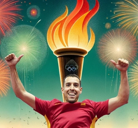 Alvaro Robles hat sein Einzelticket für Paris schon vorige Woche erhalten - als bester noch nicht qualifizierter Europäer in der Weltrangliste. Außerdem wird der Spanier im Mixed-Doppel mit Maria Xiao antreten (©Instagram/Alvaro Robles)