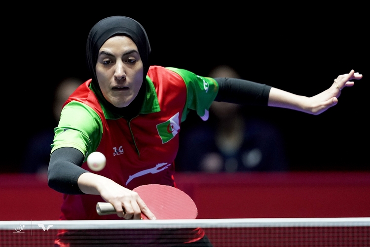 Die Algerierin Lynda Loghraibi hatte im afrikanischen Olympia-Qualifikationsturnier das Ticket für Paris nur knapp verpasst. Über die Weltrangliste holte sie sich nun doch noch den begehrten Platz im Einzelwettkampf (©ITTF)