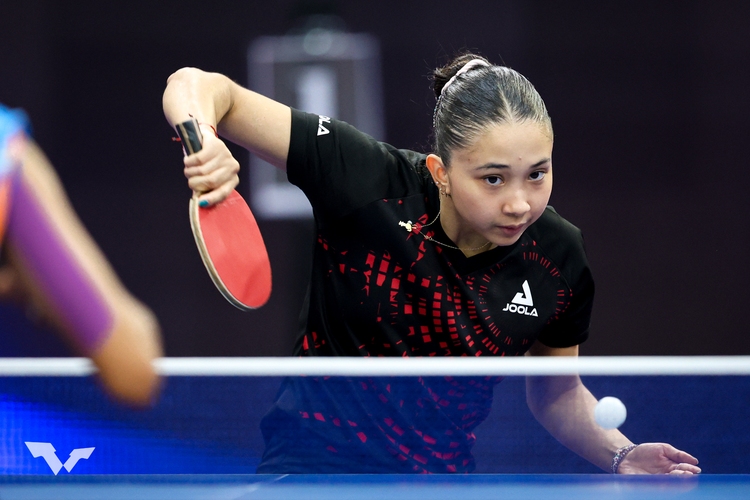 An ihrer Seite ist diesmal erstmals ihre Schwester Giulia, die ebenfalls im Einzel antritt (©ITTF)