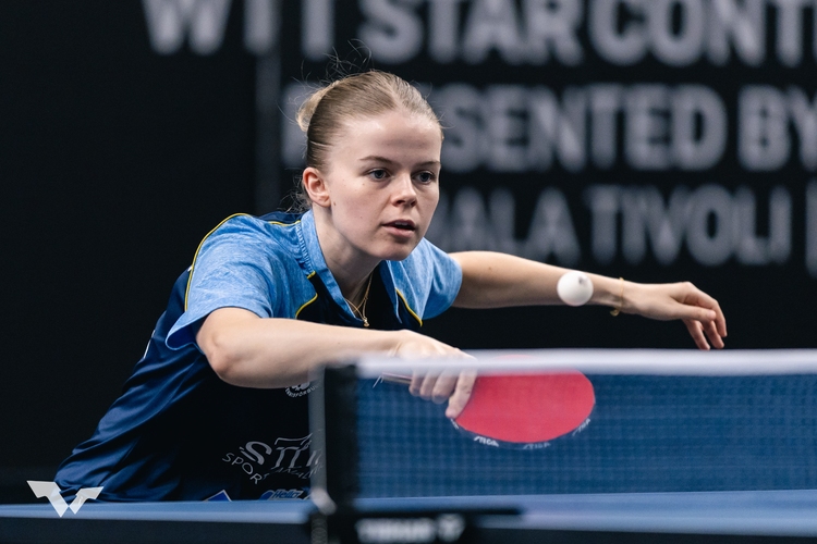 Als Nummer drei geht Filippa Bergand an den Start, auf die sich Schweden auch schon bei der Team-WM, EM und den European Games verlassen konnte (©ITTF)
